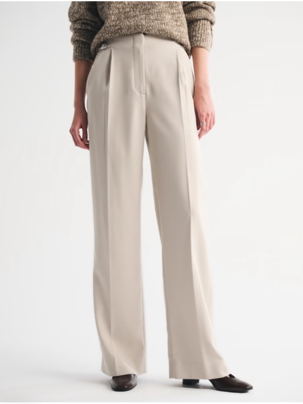 Abercrombie & Fitch Sloane Tailored Wide Leg Trousers - NWT